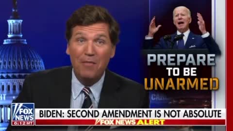 Tucker Carlson: "Anyone who tries to disarm you, by definition considers you an enemy."