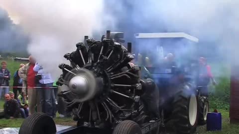 Russian Radial engine cold start