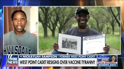 West Point cadet resigns over vaccine tyranny.
