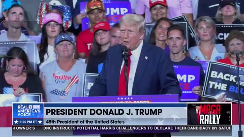 Trump DESTROYS the fake news narrative about Lying Kamala's crowd sizes LOL