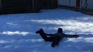 Snow Dive Fail