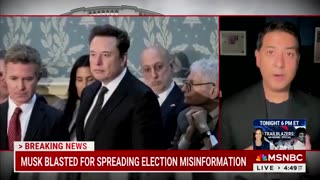 MSNBC is *LOSING IT* over Elon interviewing Trump on Spaces.