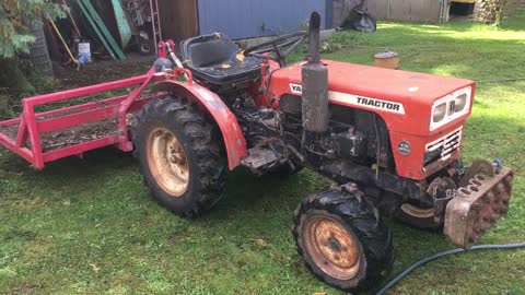 Yanmar YM-165D 4 wheel drive tractor.