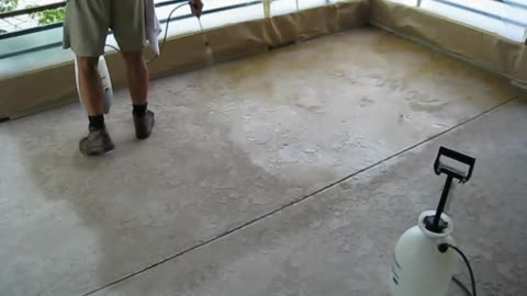 Decorative Concrete Flooring Lake of the Ozarks Stamped Acid Stained Party Cove Sealing