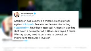 Azerbaiyán y Armenia intensifican el choque armado