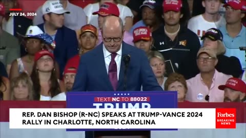 Dan Bishop Slams Democrat Oligarchs During Trump Rally- They Cancelled 14 Million Primary Votes'