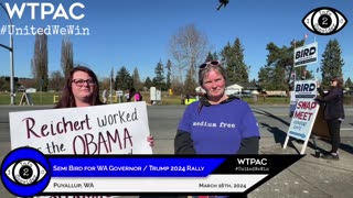Grem S. Jones | WTPAC at Puyallup, WA Semi Bird Rally for WA Governor. March 16th, 2024
