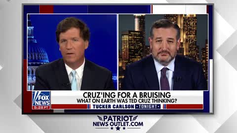 Patriot News Outlet | Tucker Holds Ted Cruz's Feet To The Fire 🔥 Ted Back Peddles