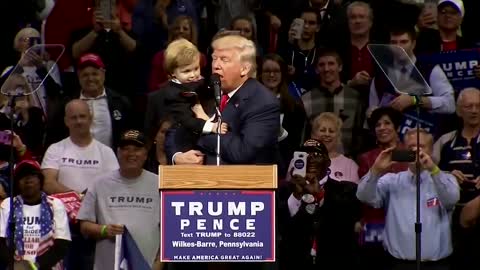 Parents Or Donald Trump? Little Kid At Trump Rally Chooses To Stay With Trump - FNN