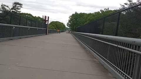 The walkway over the Hudson River Highland Park New York