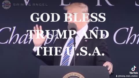 GOD BLESS TRUMP & THE U.S.A.