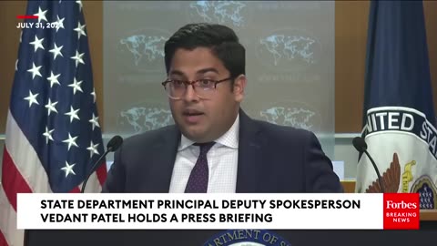 Vedant Patel Asked If The US Was Given A Heads Up Before The Killing Of Ismail Haniyeh In Ir