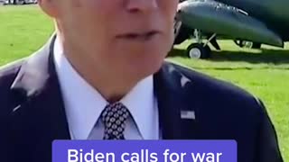 Biden calls for war crimes trial for Putin