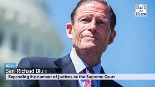 Nicholas Ballasy asks Senator Blumenthal about expanding the number of justices on the Supreme Court