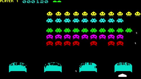 Invaders Artic ZX Spectrum Video Games Retro Gaming Arcade 8-bit