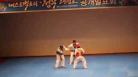 Most funniest fight of taekwondo in the world./funny taekwondo movements 2022/