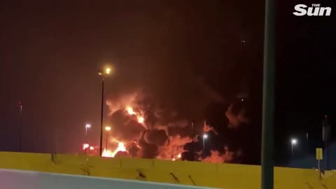 Huge explosion in Jeddah as 'Saudi Aramco storage facility is hit | Hodge Podge