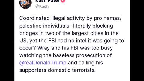 Kash Patel - illegal activity