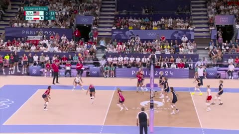 Team usa into fifth consecutive women s volleyball semifinal paris olympics nbc sports