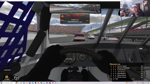 iRacing B Fixed NASCAR Legends from Martinsville 7/25/24. Demo Derby.