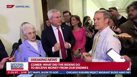 James Comer and Jim Jordan React to Hunter Biden Dodging Testifying