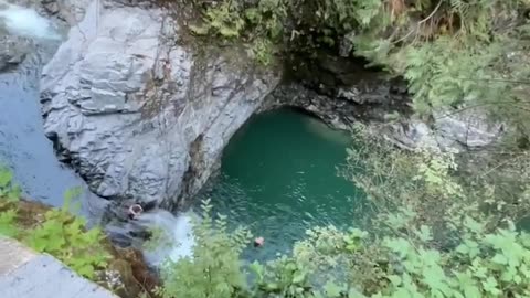 75 Foot Cliff Dive