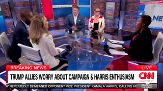 CNN Panel Explodes Into CHAOS During Squabble About Kamala's Refusal To Take Questions