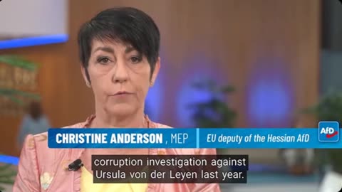 Christine Anderson Issues Red Card to Ursula von der Leyen