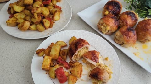 When I want to surprise guests, I make these chicken legs! This filling convinced everyone