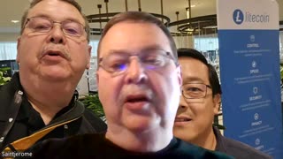 Secret selfies with Litecoin Stars & Saintjerome at the Litecoin Summit 2024, Nashville, TN 7-24-25