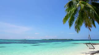 Relax 3 minutes on the tropical beach Relaxing sounds of the waves