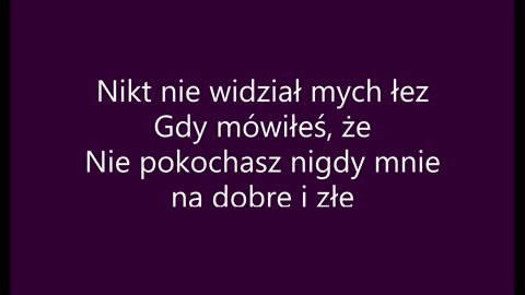 Miał być ślub - Monika Brodka (tekst)