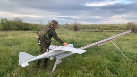 Combat Footage Of Russian MLRS "Hurricane" In Conjunction With The UAV "Orlan"