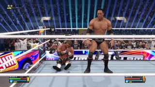 WWE 2K24 - Ladder Match Triple H VS The Rock SummerSlam