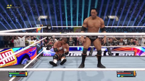 WWE 2K24 - Ladder Match Triple H VS The Rock SummerSlam