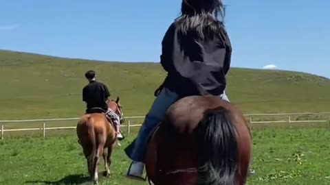 horse riding