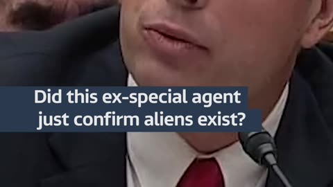 Did this ex-special agent just confirm aliens exist? #aliens #ufo #usa #space #congress