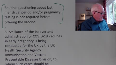 UK vaccinatin, conflicting advice