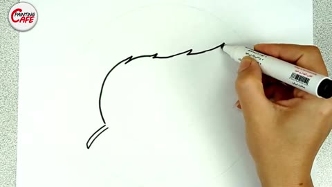 Draw The Outline Of The Leaves In The Drawing