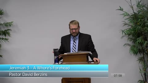 Jeremiah 3 - A Whore's Forehead | Pastor Dave Berzins