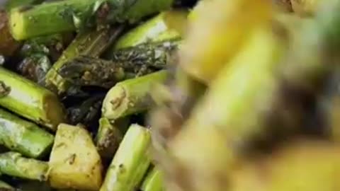 Indian asparagus stir fry recipe😋