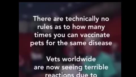 Do not vaccinate your loved pets