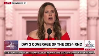 WATCH: Gov. Sarah Huckabee Sanders at 2024 RNC in Milwaukee, WI - 7/16/2024