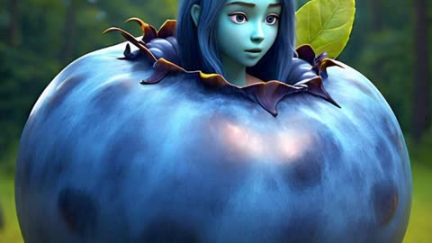 Cute Blueberry Inflation Picture 🫐