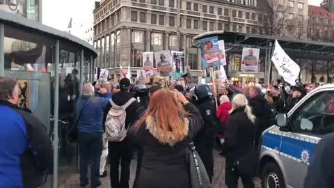 Leipzig, Germany: Lockdown and Vaccine Mandate Protests, Nov. 6, 2021