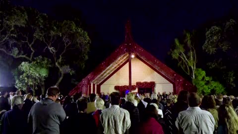 Ardern serves up a bbq at Waitangi Day ceremony