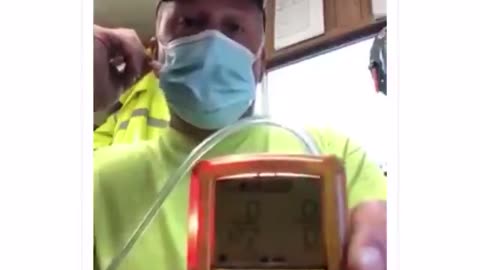 Oxygen Meter Used On The Job Tested With Mask TRUTH
