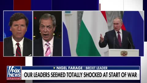 Nigel Farage: "We should have tried to make Vladimir Putin somebody we could do business with."