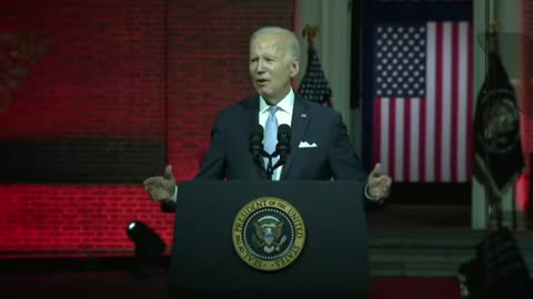 Joe Biden interrupted by hecklers chanting "Let's Go Brandon."