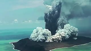 HUNGA TONGA 💥VOLCANO EXPLOSION